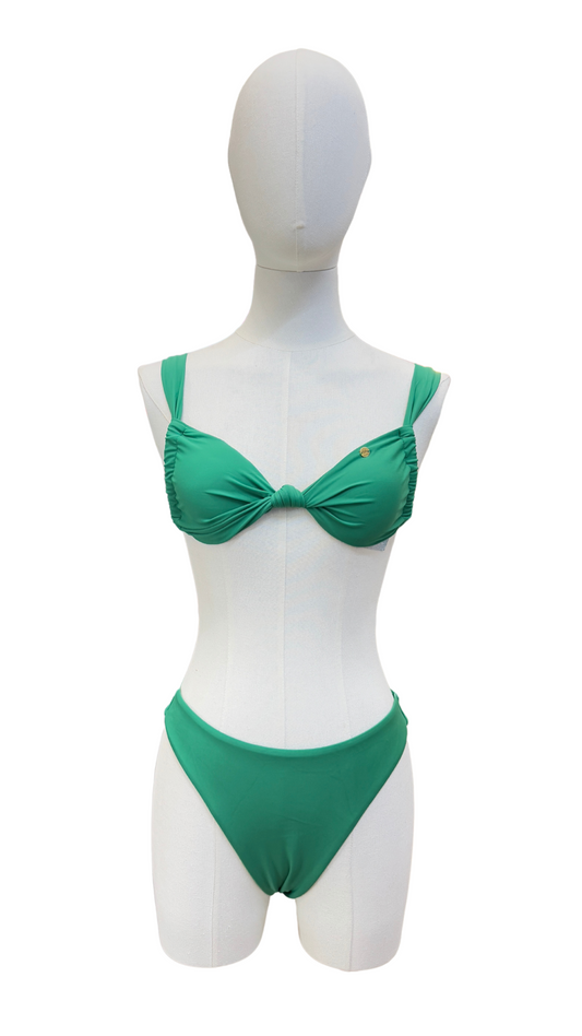 Set bikini con top de nudo