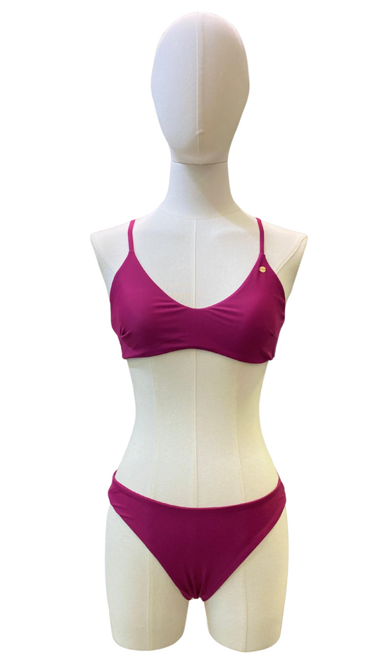 Set bikini con espalda cruzada