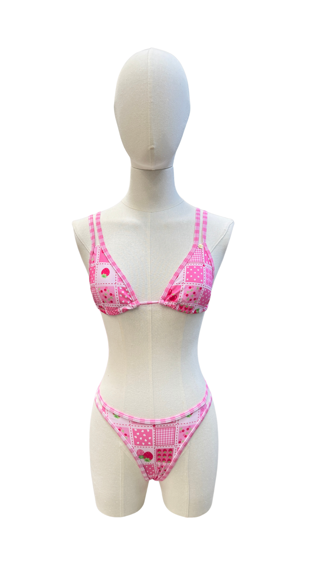 Set bikini estampado de fresas