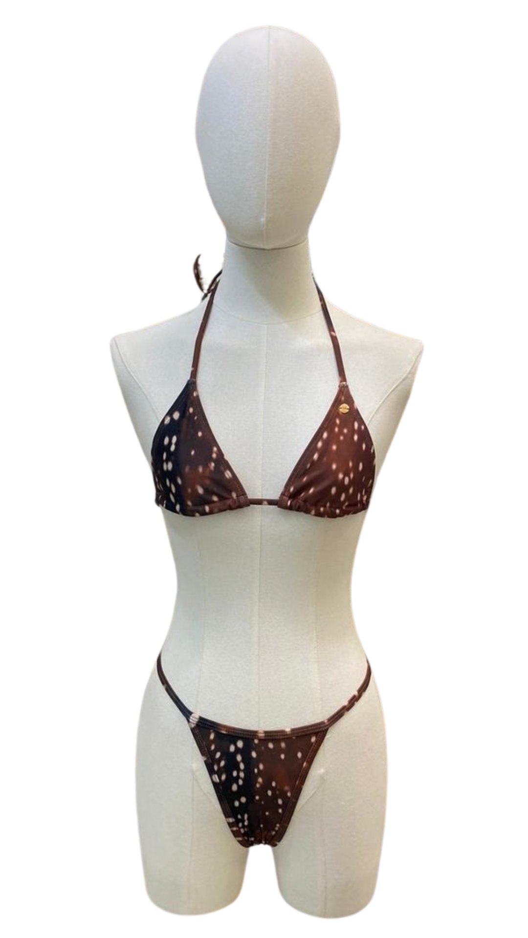 Set bikini estampado bambi + pareo corto