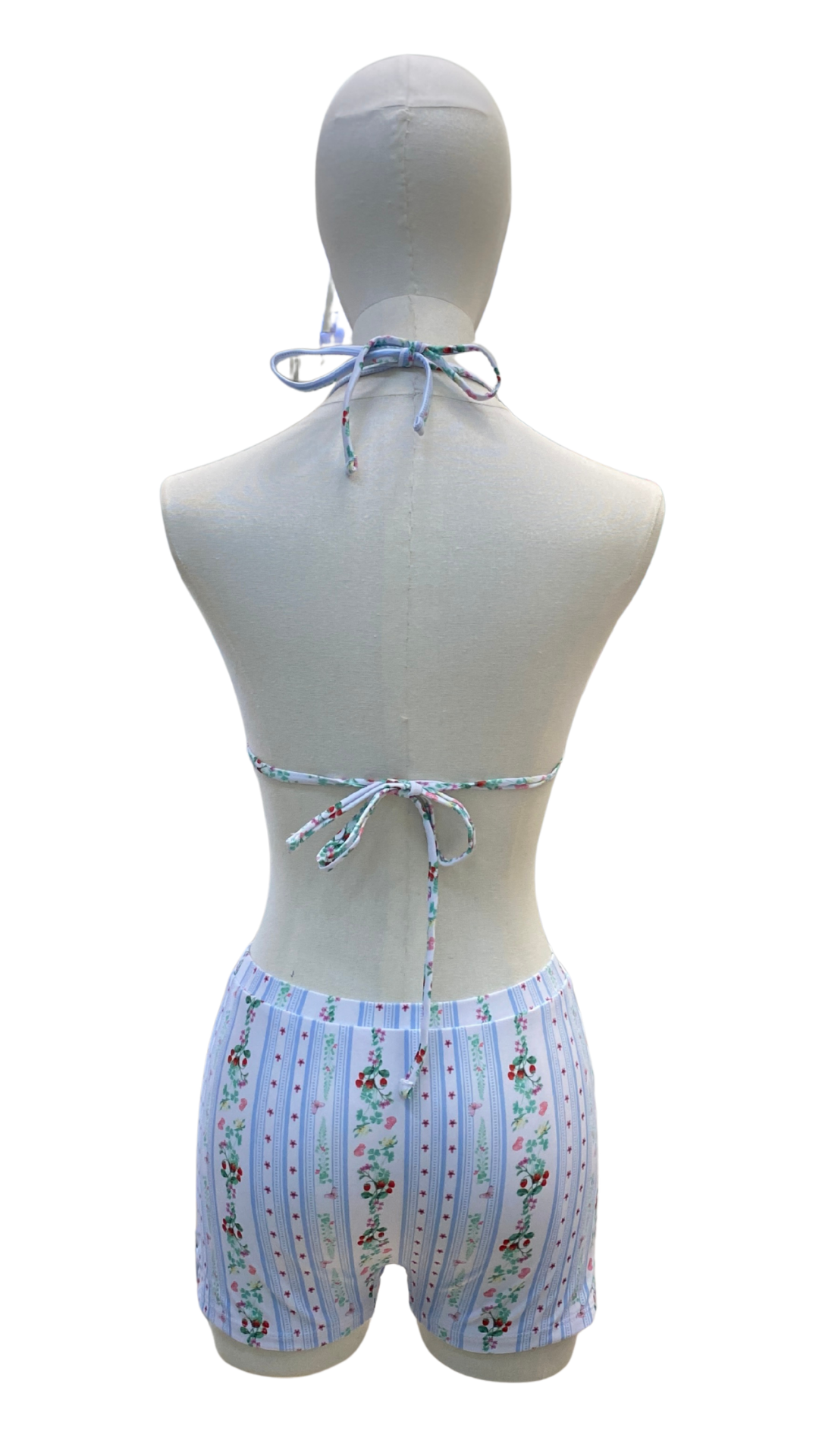 Bikini short con fresas