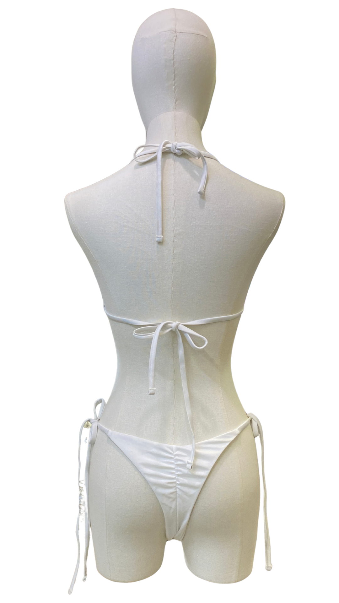 Set bikini completamente ajustable bottom fruncido