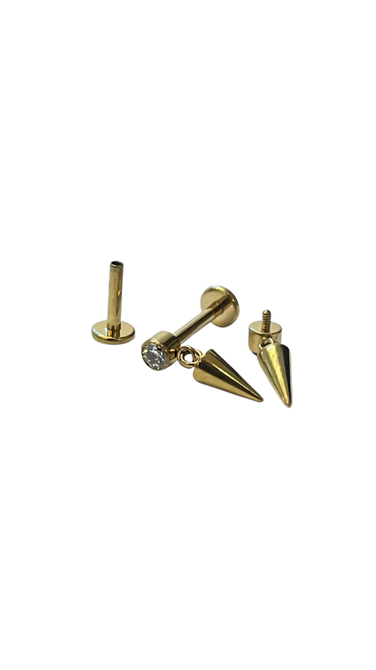 Piercing zirconia y punta de titanio