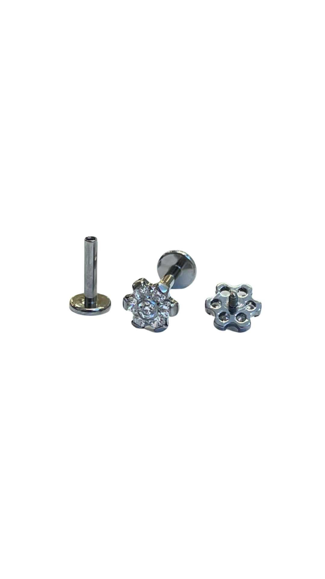 Piercing pétalos de titanio