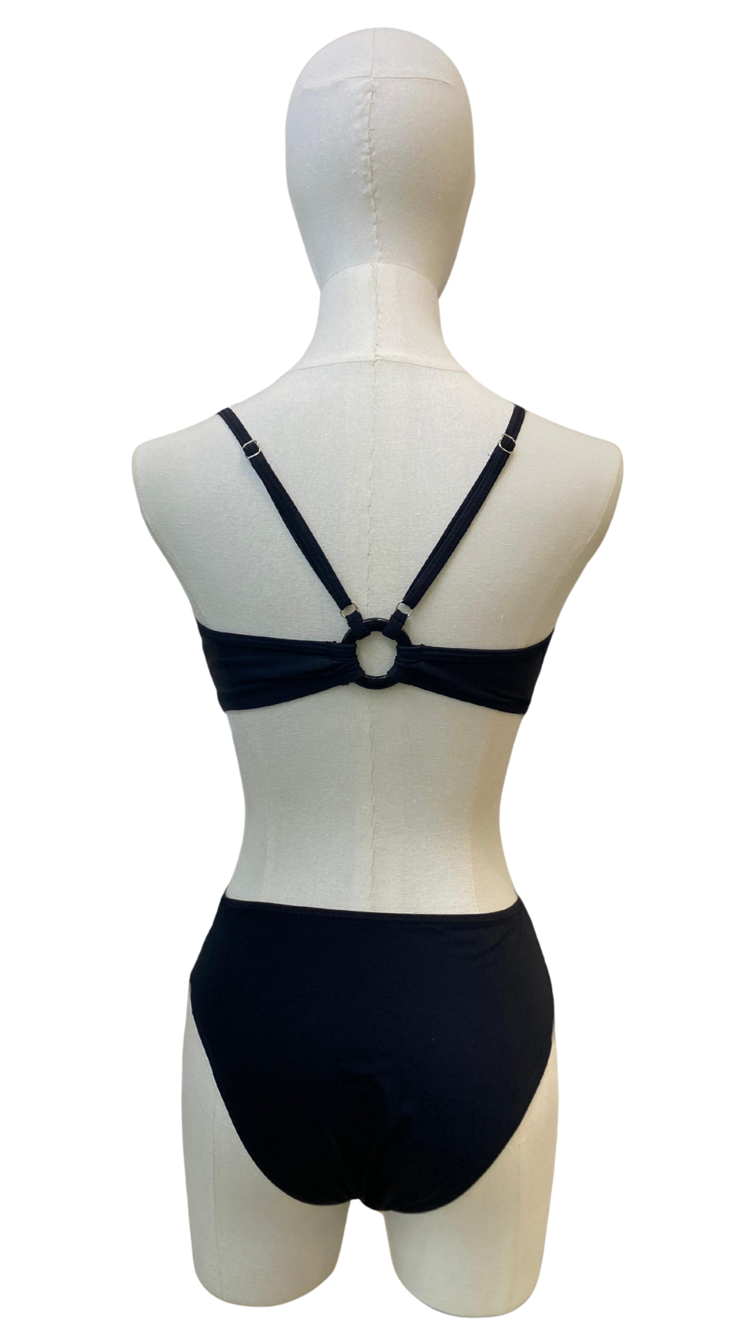 Set bikini de tiro medio con aro