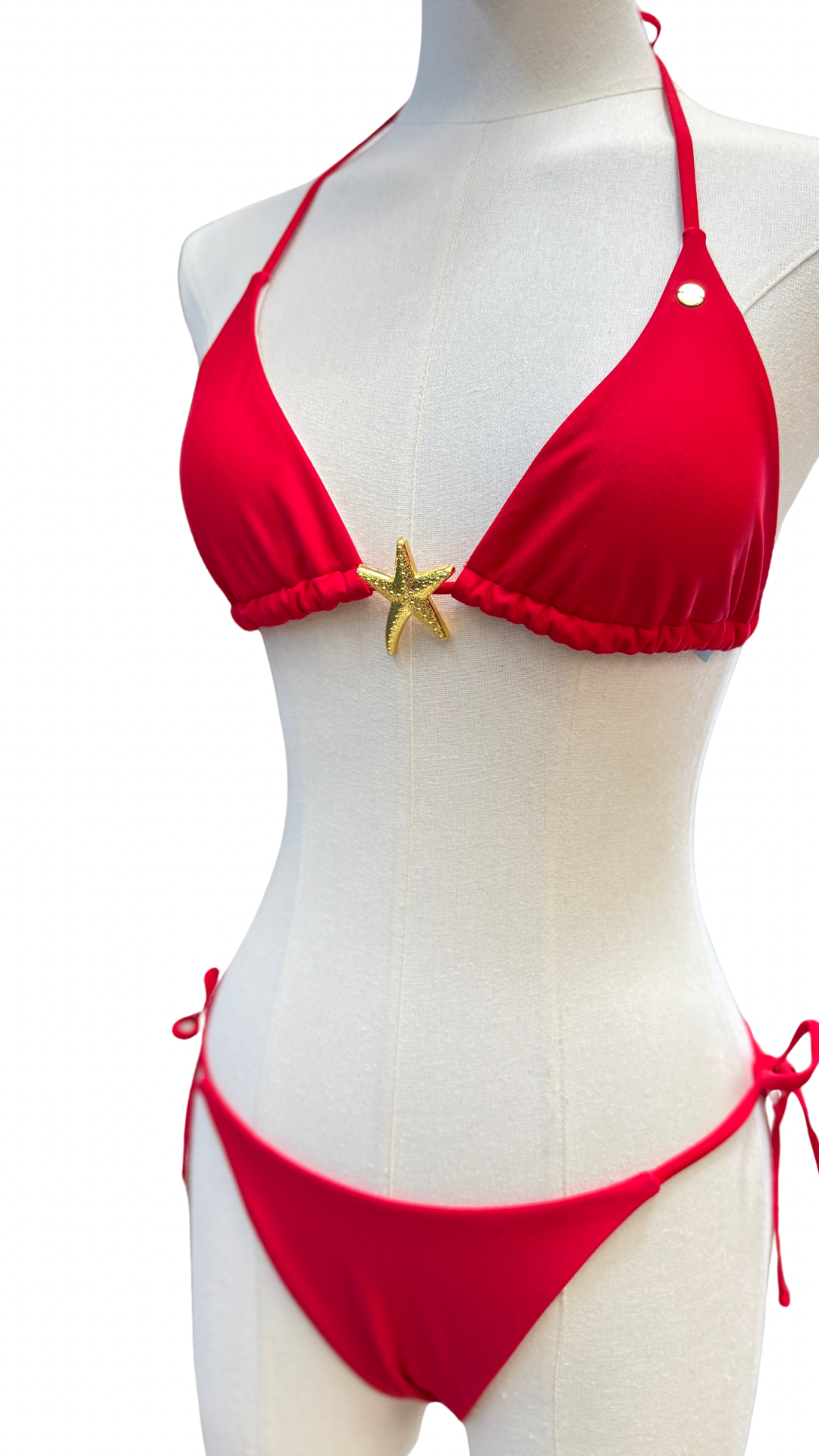 Set bikini ajustable con estrella dorada
