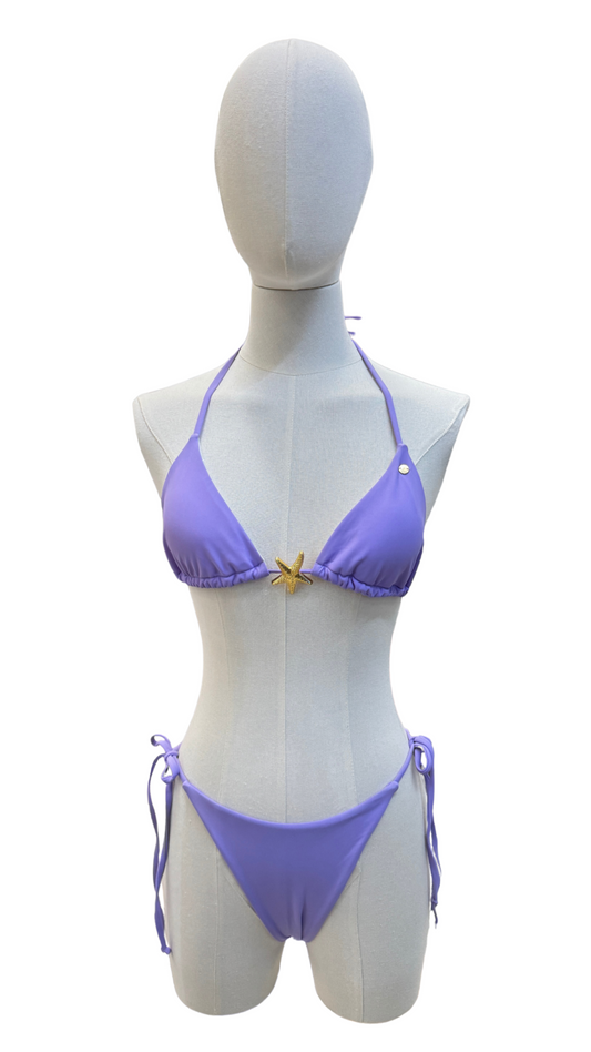 Set bikini ajustable con estrella dorada