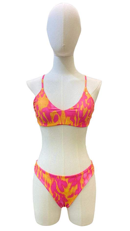 Set bikini de espalda cruzada