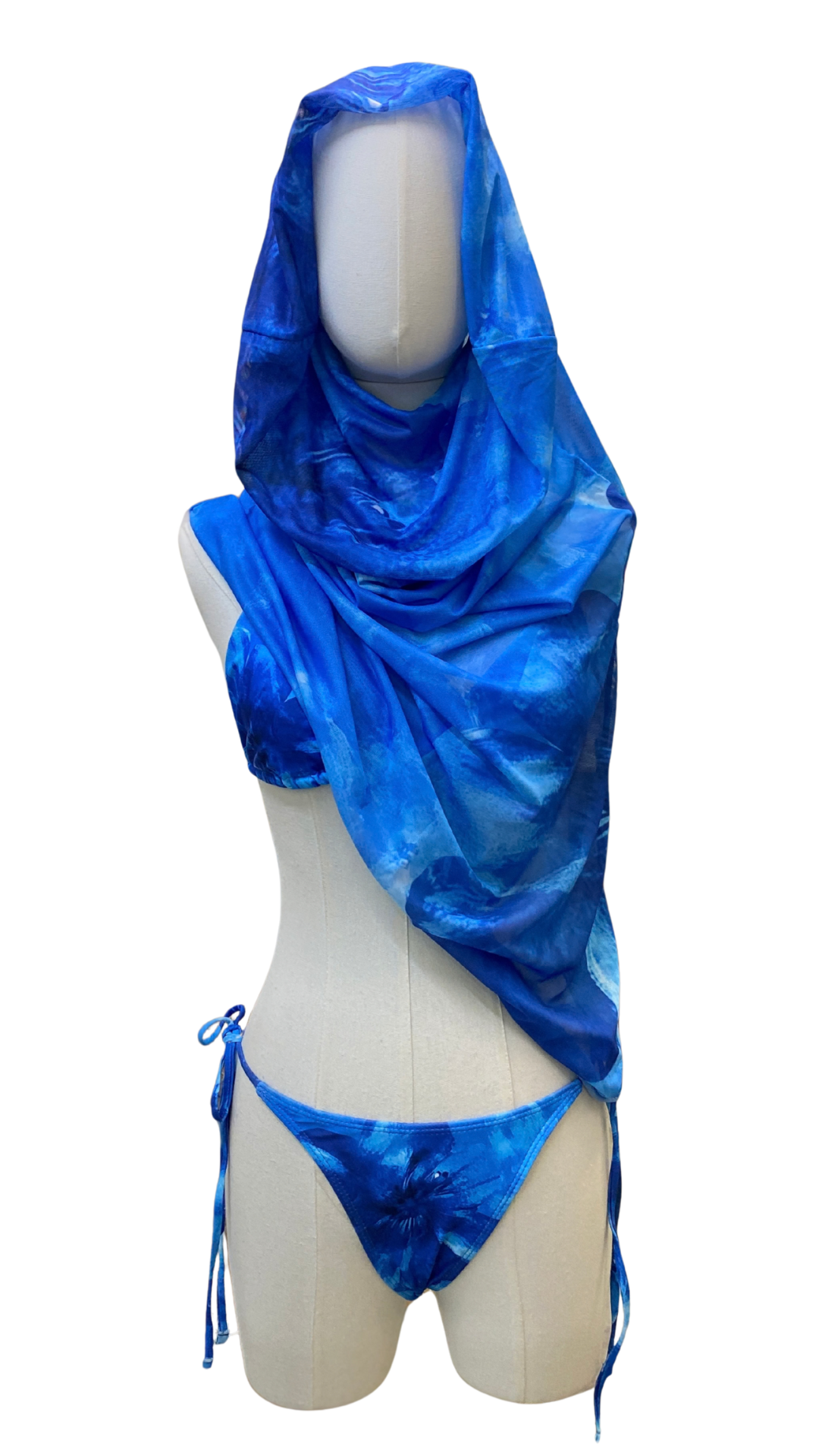 Set bikini ajustable + pareo largo