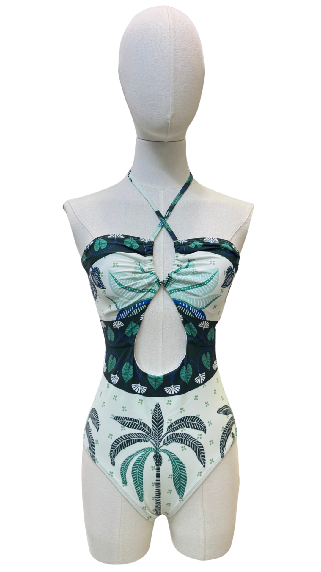 Bañador estampado de palmeras