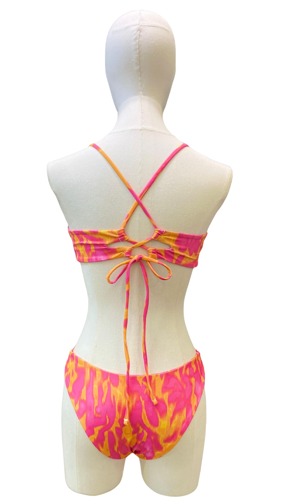 Set bikini de espalda cruzada