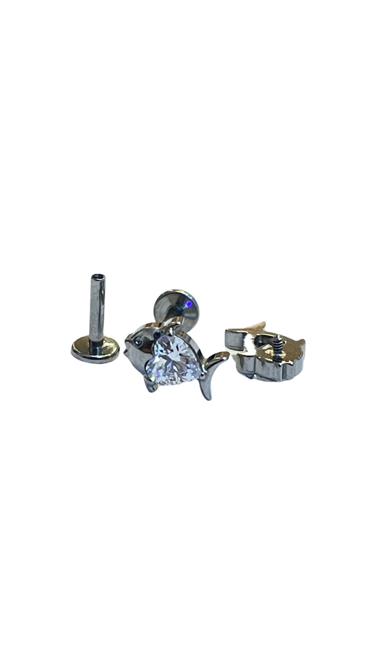 Piercing nemo de titanio