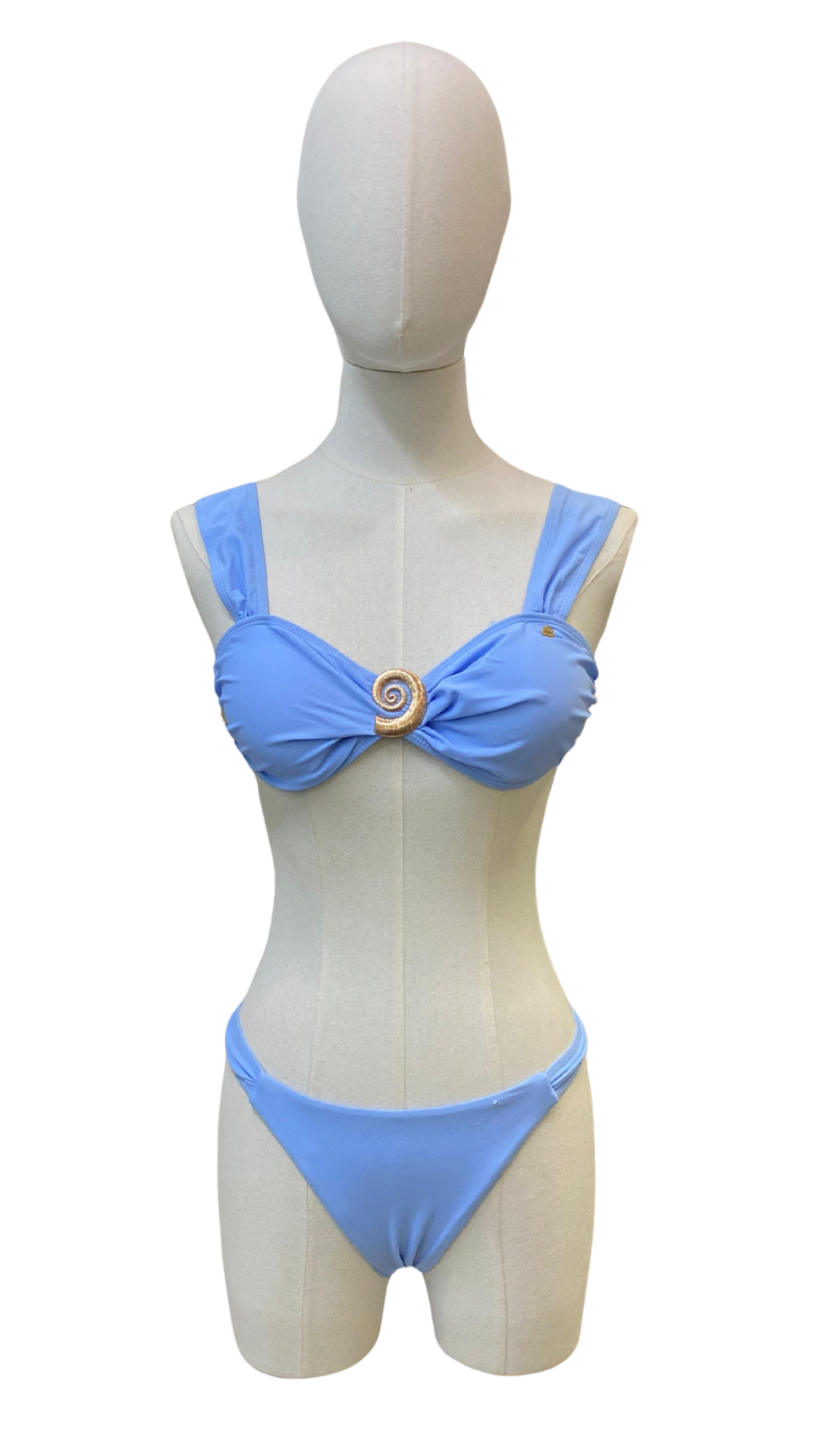 Set bikini con nautilus dorado