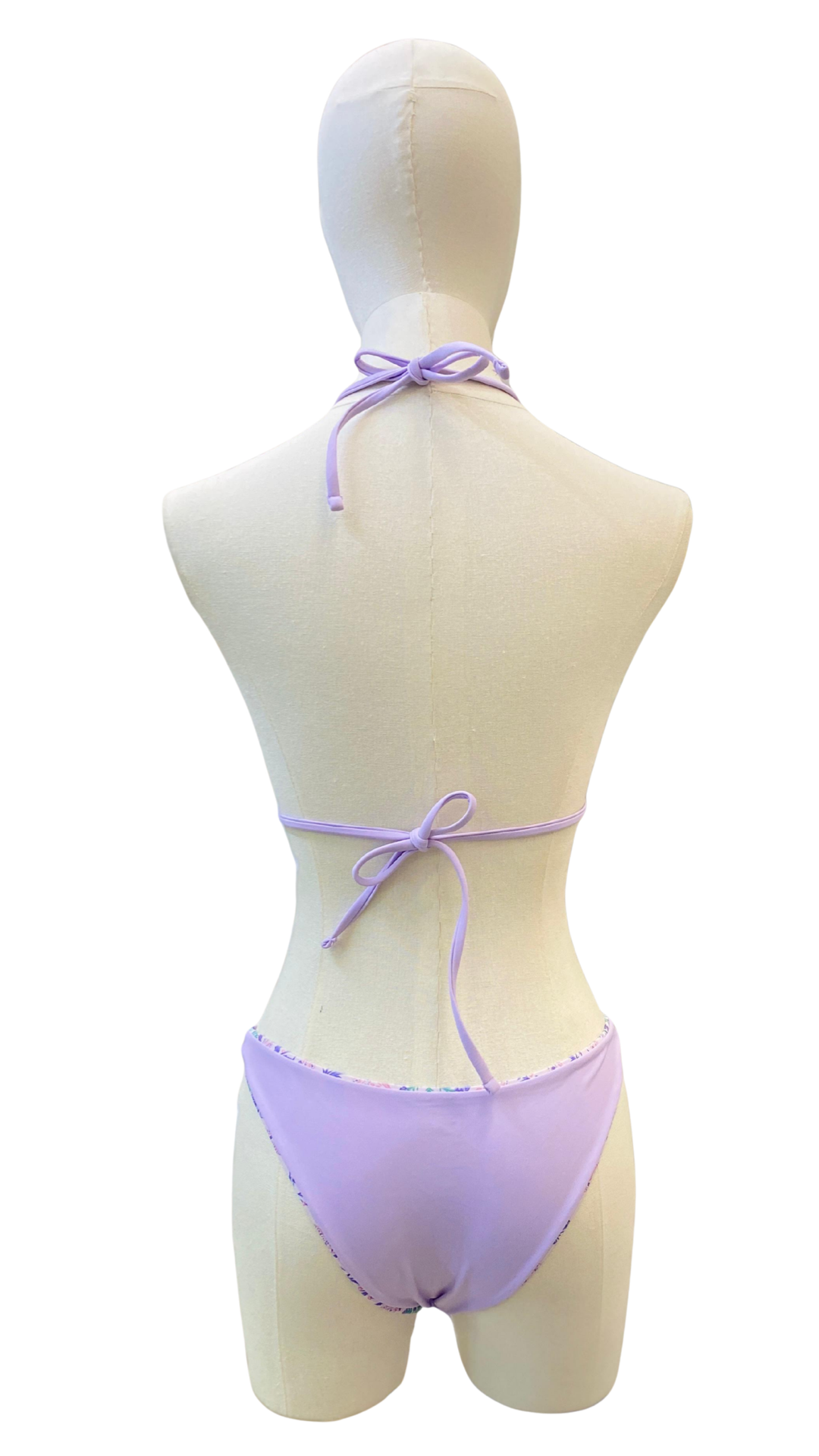 Set bikini de triángulo doble vista