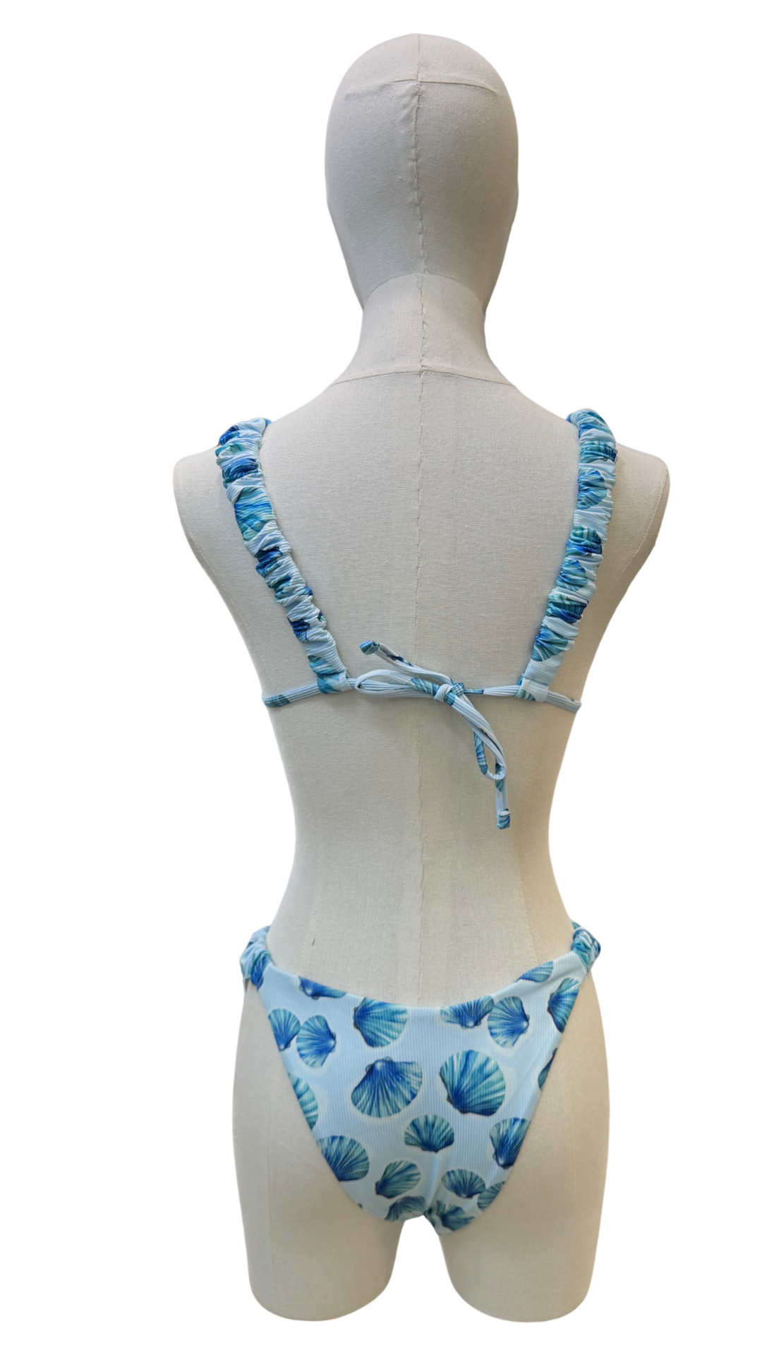 Set bikini estampado de conchas