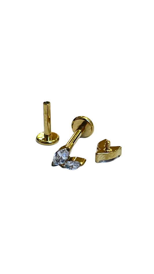 Piercing dos zirconias