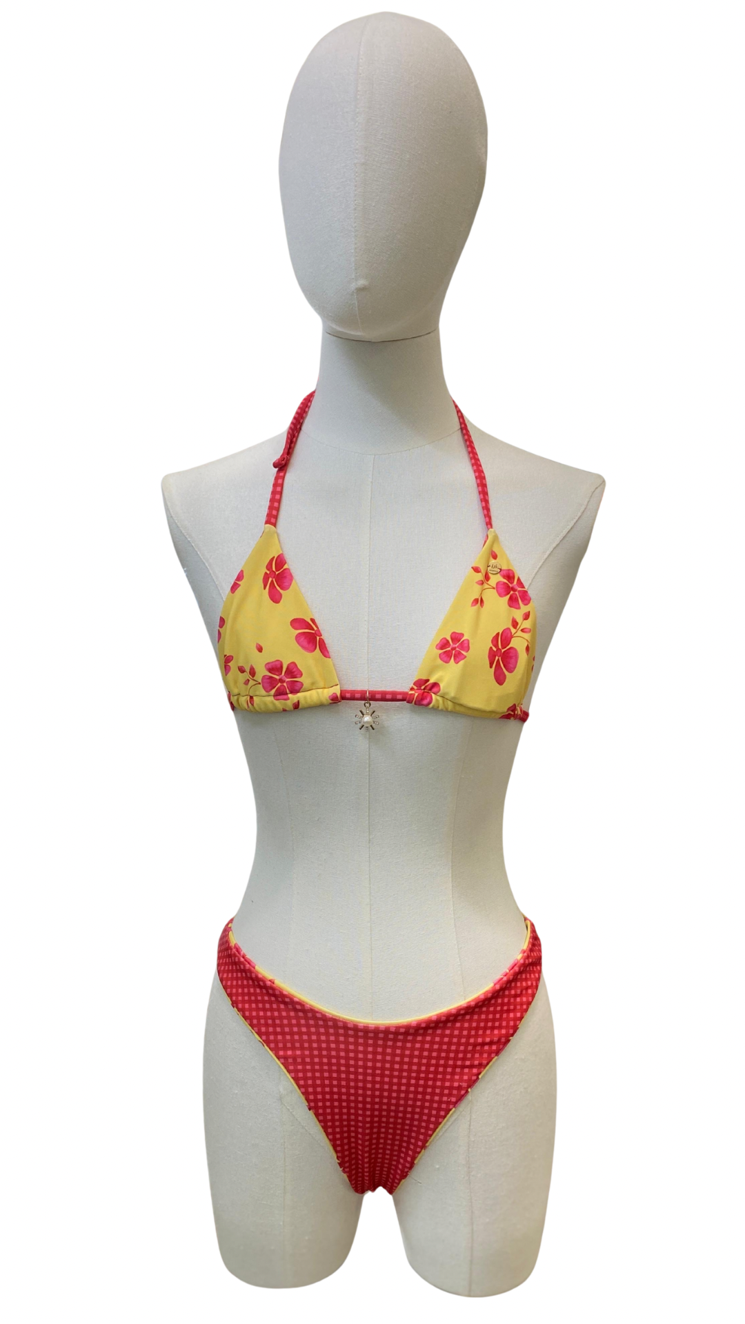 Set bikini de tanga doble vista