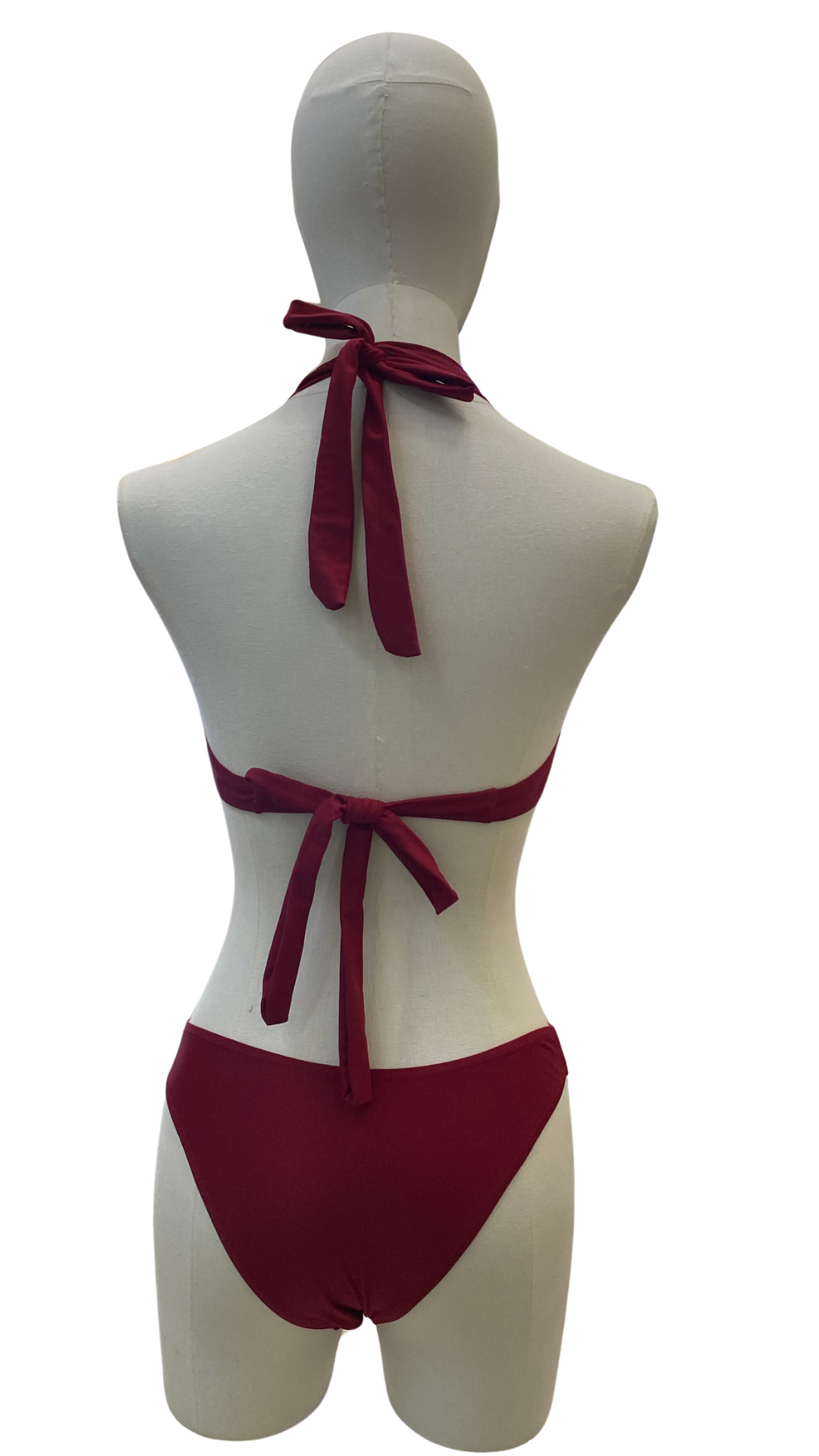 Set bikini halter de top con aro